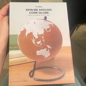 NWT cork globe
